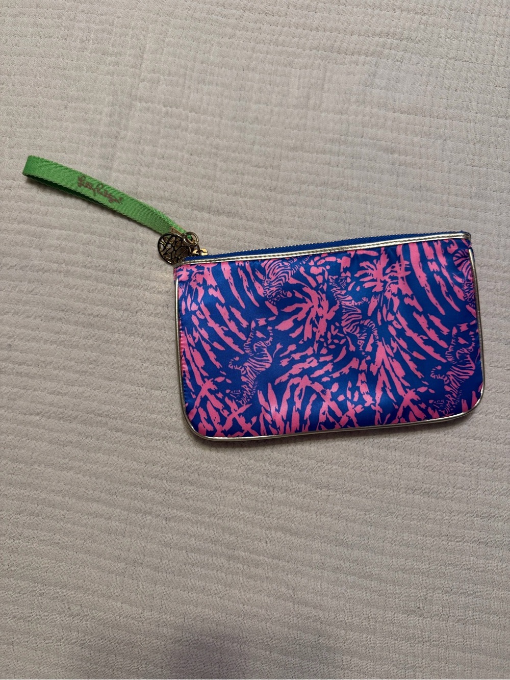 Lilly Pulitzer double take zebra wristlet clutch concert stadium